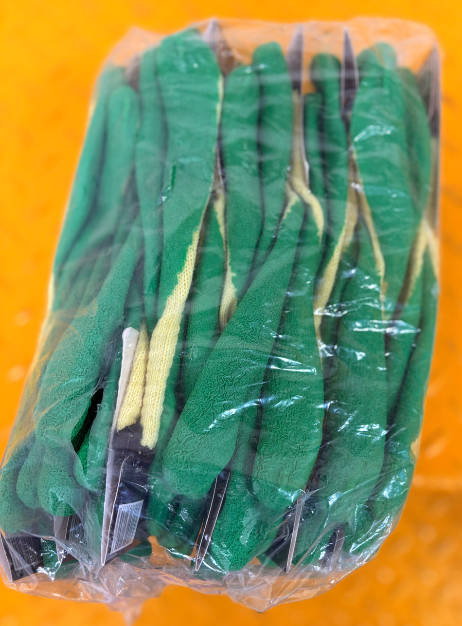 Tuff-Grip Green Latex Gloves