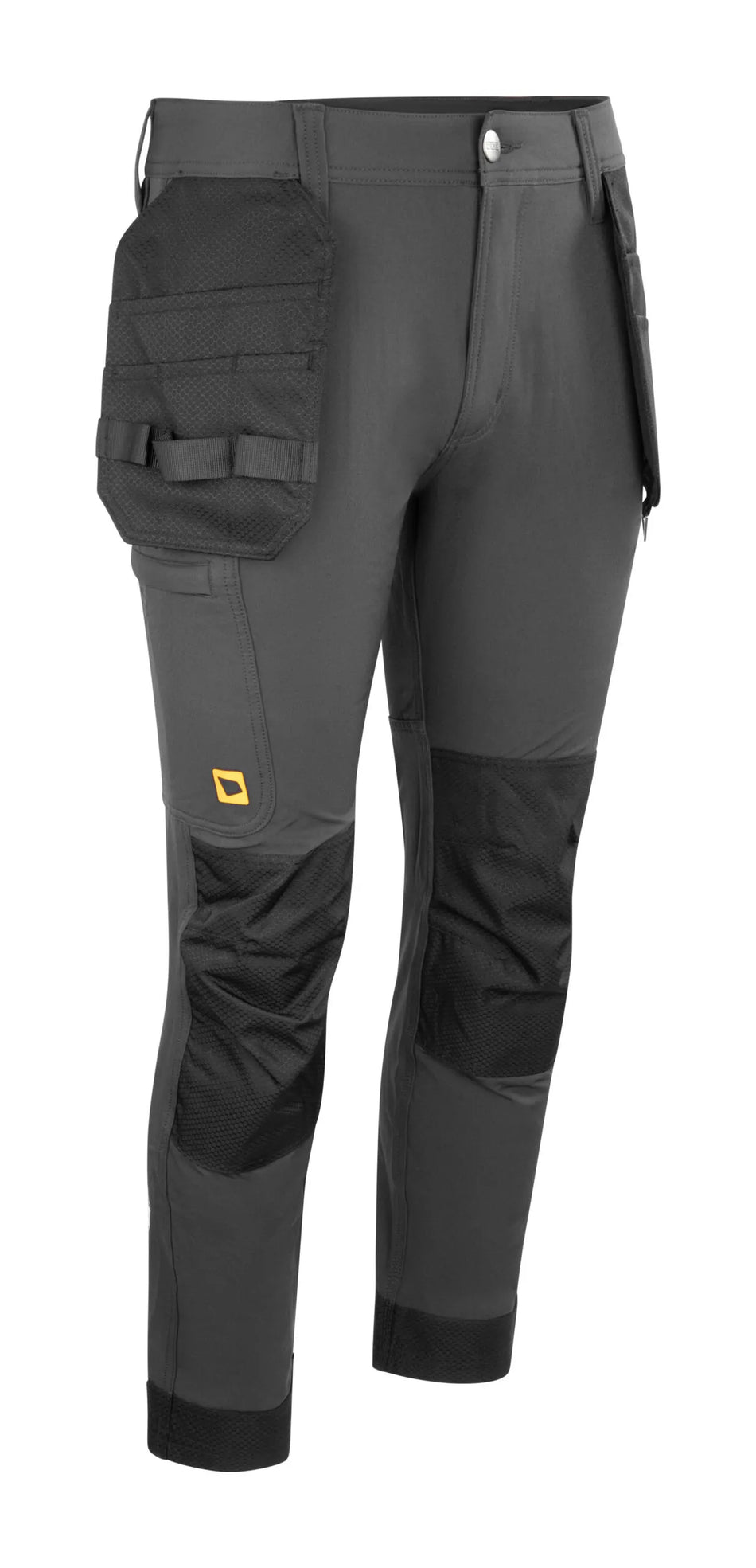 JCB Workwear Men's 4-Way Stretch Holster Pocket Trousers Dark Shadow