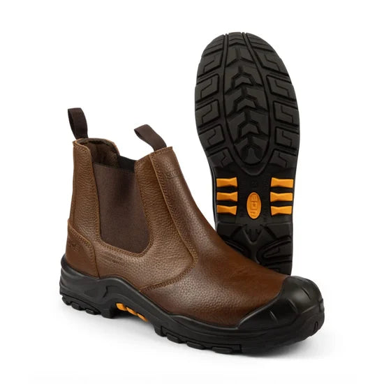 JCB Dealer Boot S3L Brown