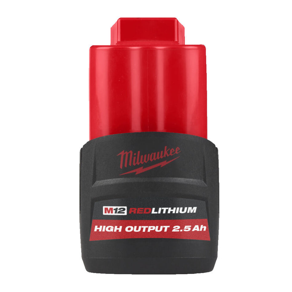 Milwaukee M12 High Output 2.5AH Battery M12HB2.5