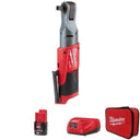 M12 Milwaukee Fuel Impact Ratchet Kit - 1/2" (1 x 2.0Ah Battery)