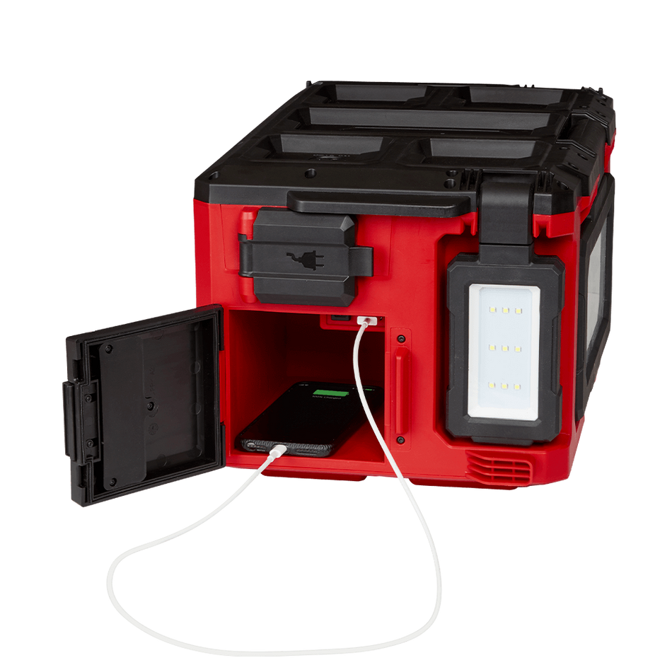 Milwaukee M18 Packout Area Light & Charger (110V) M18POALC-0 (Body Only)