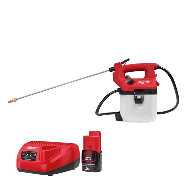 Milwaukee 12V Chemical Sprayer 3.7L with 2.0Ah M12™ Battery & Charger M12BHCS3L-201