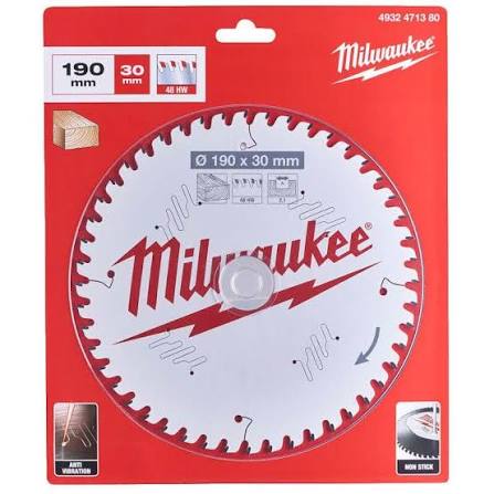 Milwaukee 4932471380 190mm Circular Saw Blade