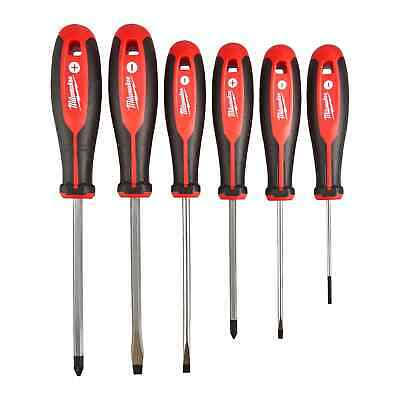 Milwaukee 6 Piece Tri-Lobe Screwdriver Set (Pozi/Slotted)