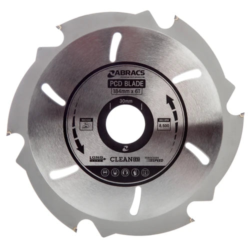 Abracs PCD Blade 184mm x 30mm x 6T – PCD1846