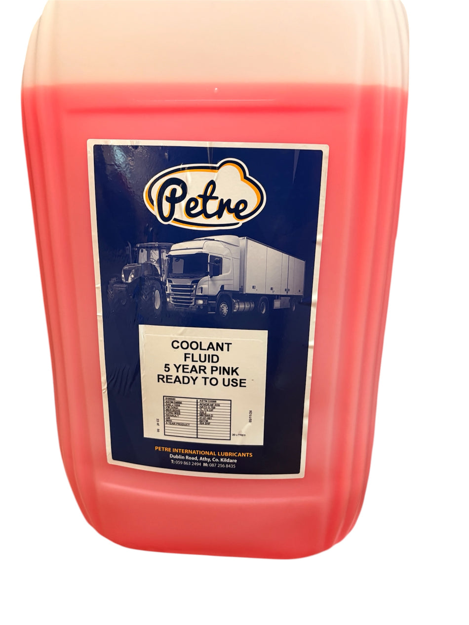 PETRE Coolant 5yr Pink RTU