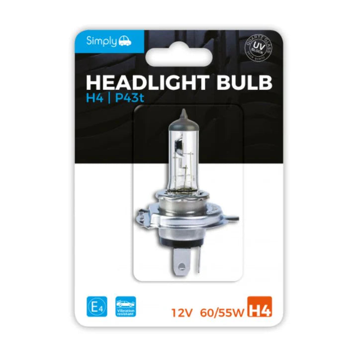 Simply H4 - 12V 55W Headlight Bulb 472