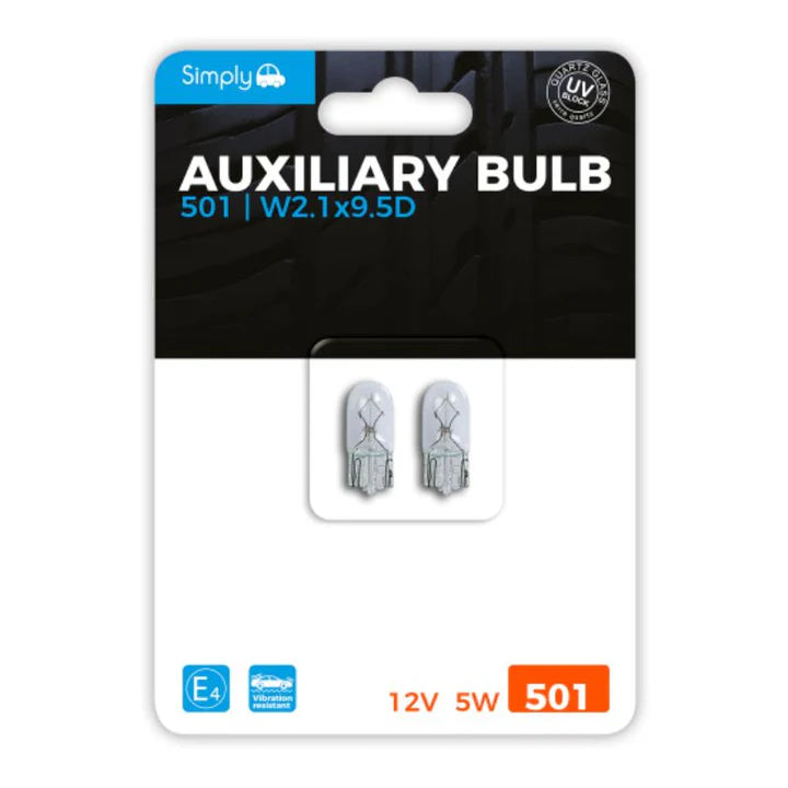 Simply 501 Auxiliary Bulb 12V 5W