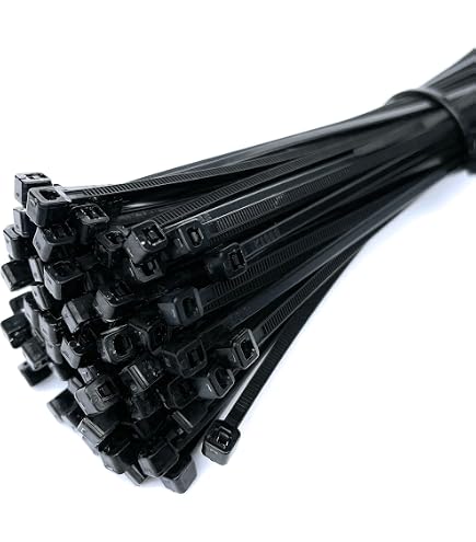 Sealey Black Cable Ties 650 x 12mm