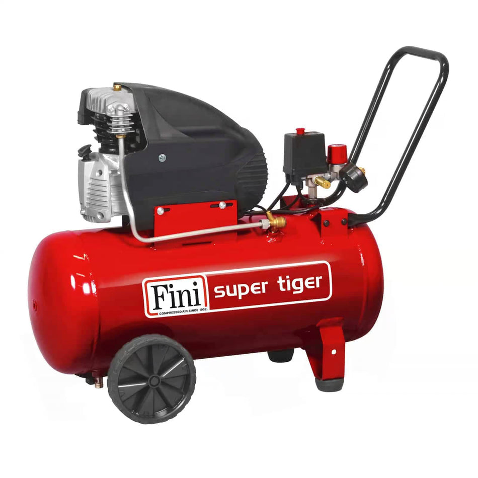 FINI Supertiger 265M 2HP Air Compressor – SUPERTIGER265M | 50 Litre Professional Compressor