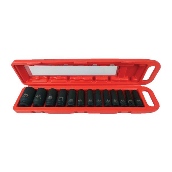 Air Impact 13pc 1/2" Drive  Long Reach Socket Set