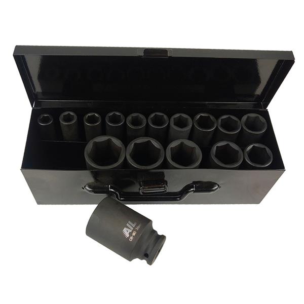 Air Impact 16pc 1/2" Drive Long Reach Impact Socket Set
