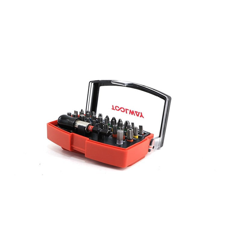 Toolway 32pc Assorted Screwdriver Bit Set