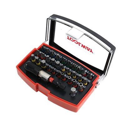 Toolway 32pc Assorted Screwdriver Bit Set