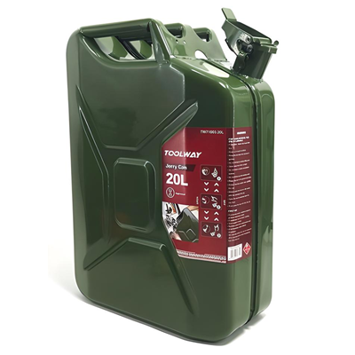Toolway 20L Metal Jerry Can Green