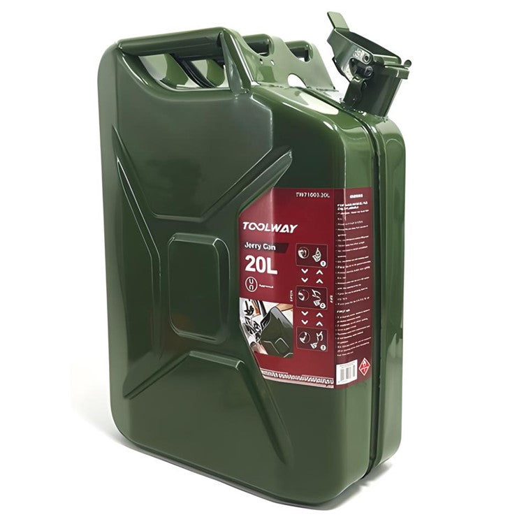 Toolway 20L Metal Jerry Can Green – TW71003.20L