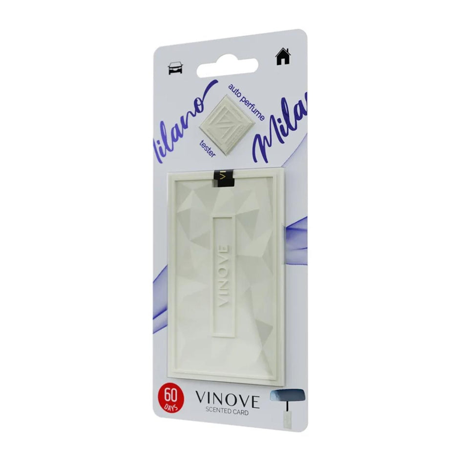 Vinove Milano Modern Wood Scented Card Car Air Freshener