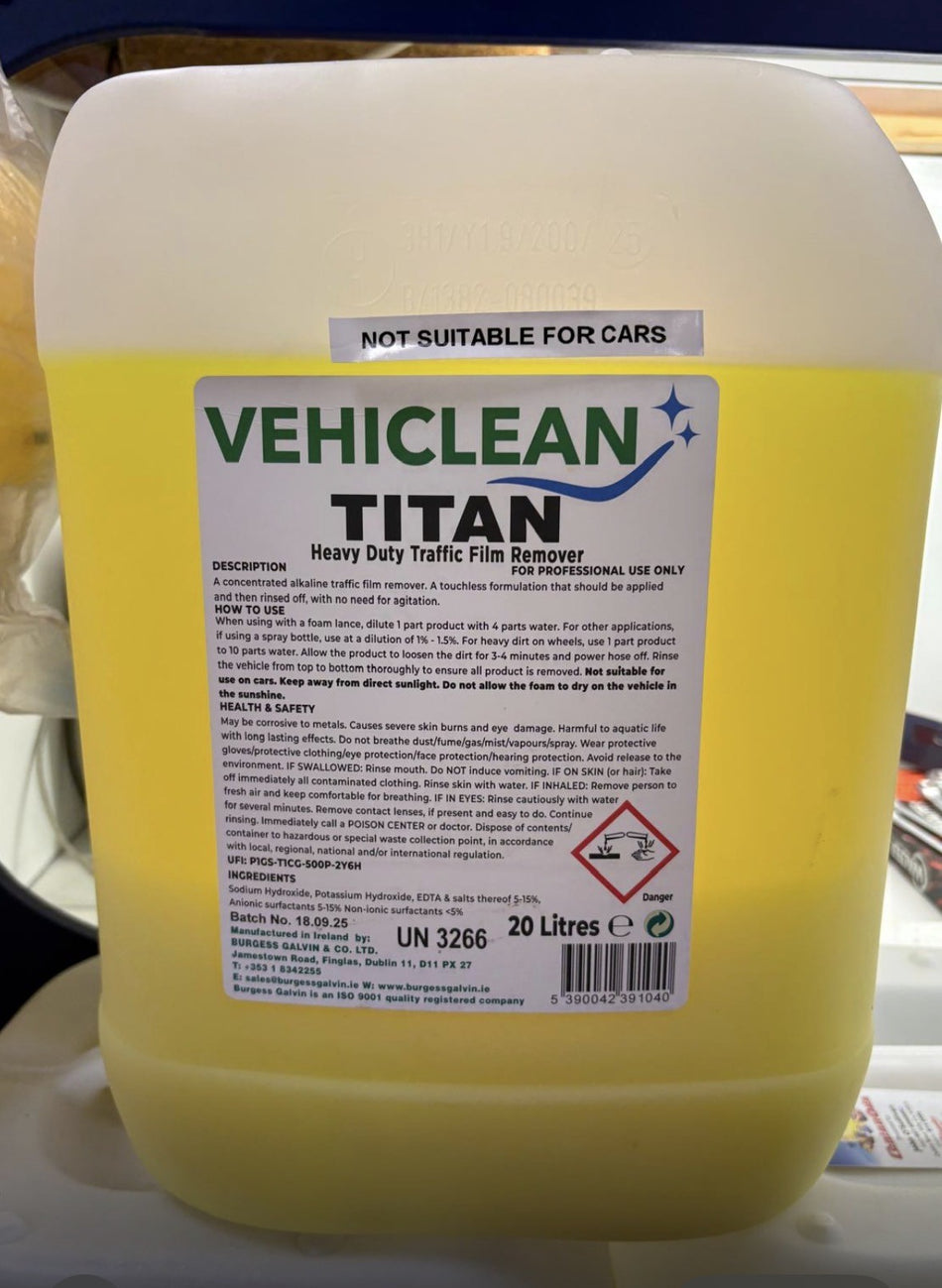 Vehiclean Titan Heavy Duty Cleaner 20 L