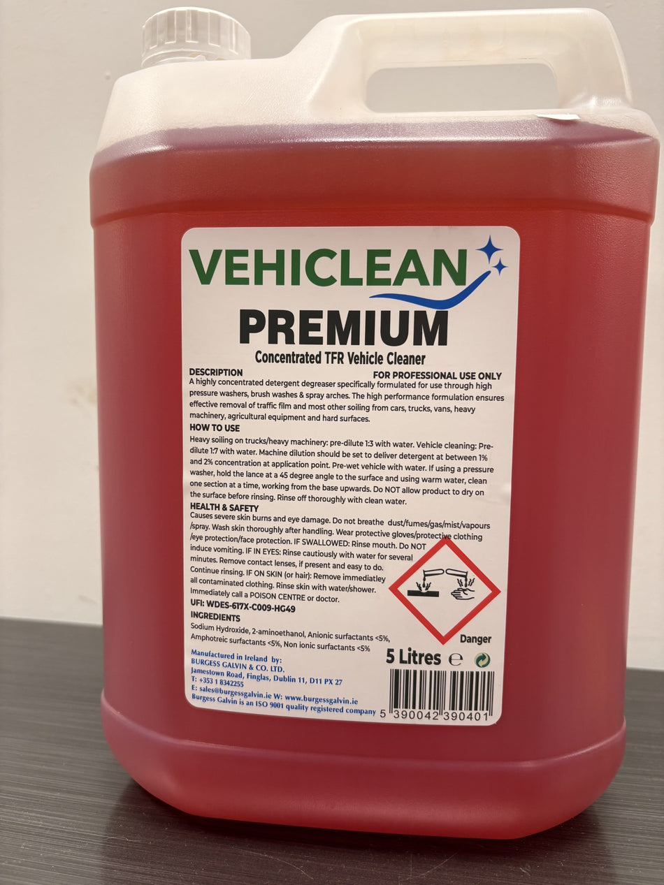 VehiClean Premium Concentrated TFR Vehicle Cleaner