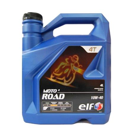 Total Elf Moto 4 Road 10w40 Motorcycle Oil  4Lts