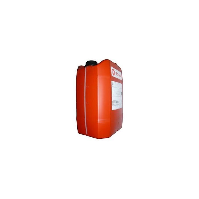 Conlan Oils orange 20-litre plastic container of TotalEnergies Dynatrans FR 80W-85 lubricant for transmissions and hydraulics.