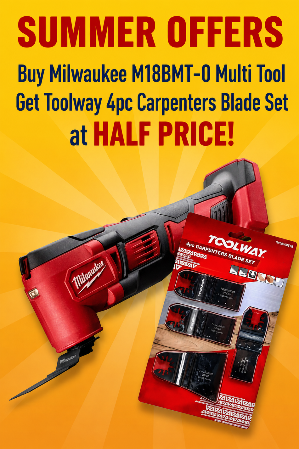 Milwaukee M18BMT-0 Multi Tool (Body Only)          **SPECIAL OFFER**