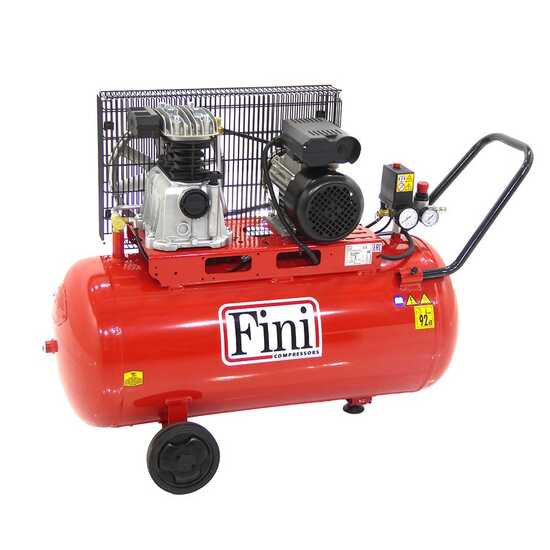 FINI MK102-90-2M 2HP 90 Litre Air Compressor | Belt Driven 230V Workshop Compressor