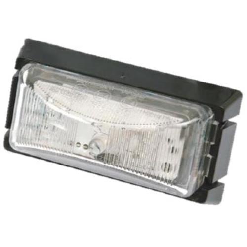LED Rectangular Marker Light with 6 Diodes (WHITE) LG103