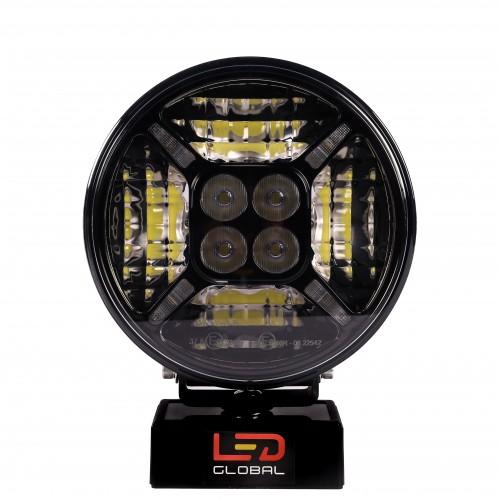 LED Global 120 Watt 9" LED Driving Light with Dual Colour Position Light - LG930