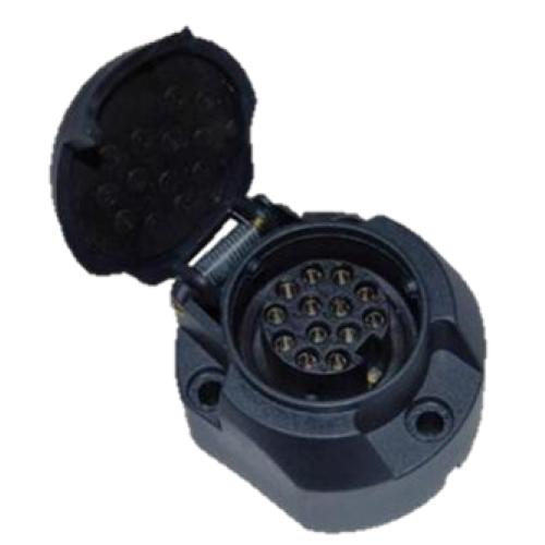 LED Global 13-Pin Plastic Socket for Vehicles  LG1375