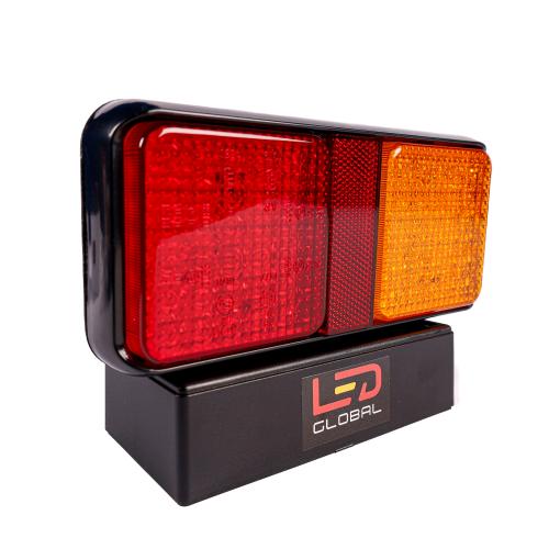 LED Global 10-30 Volts LED 2 Pod Combination Tail Light LG512