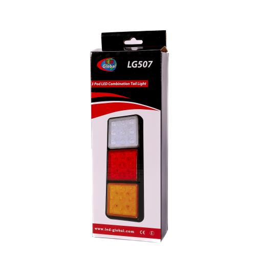 LED Global LED 3 Pod Combination Tail Light LG507