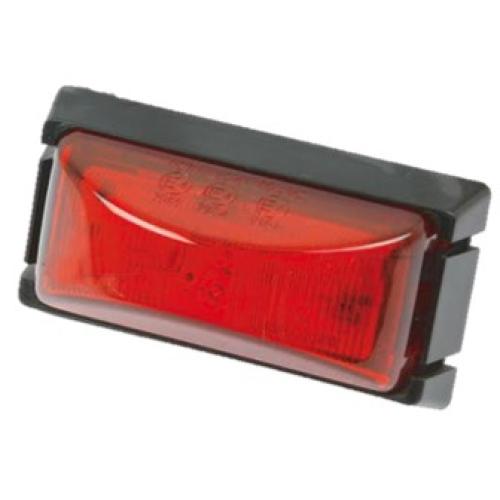 LED Rectangular Marker Light with 6 Diodes (RED) LG105