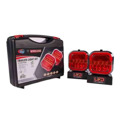 LED Global Rechargeable LED Magnetic Trailer Tail Light Kit LG505