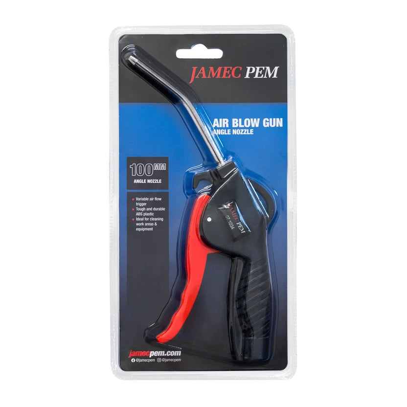 Jamec Pem ABS Plastic Blowgun 171-034OS | 100mm Angled Nozzle