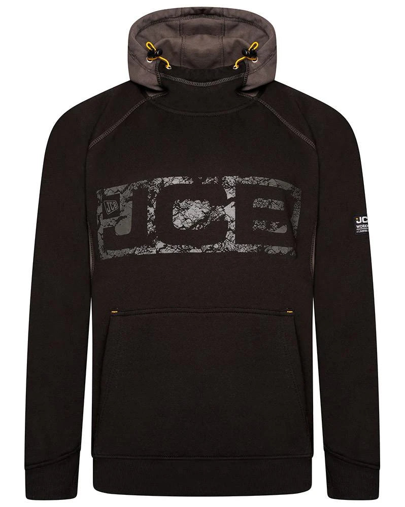 JCB Horton Hoodie Black / Grey