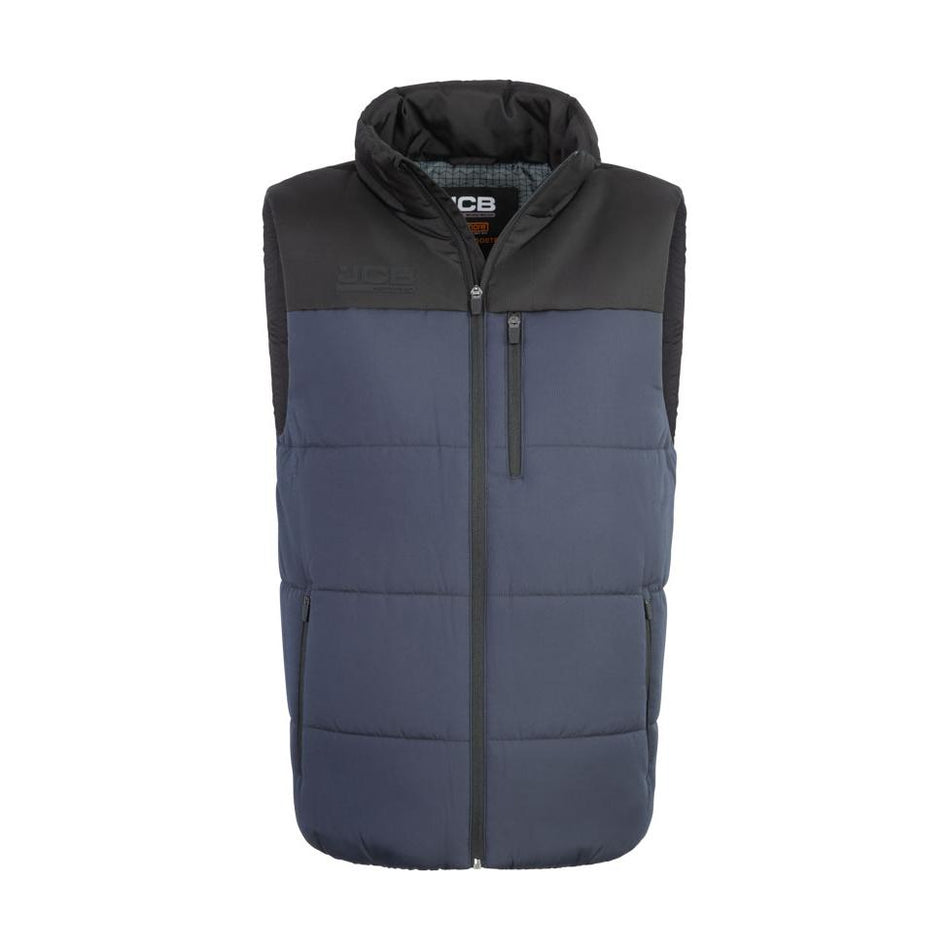JCB Workwear Padded Gilet Navy / Black