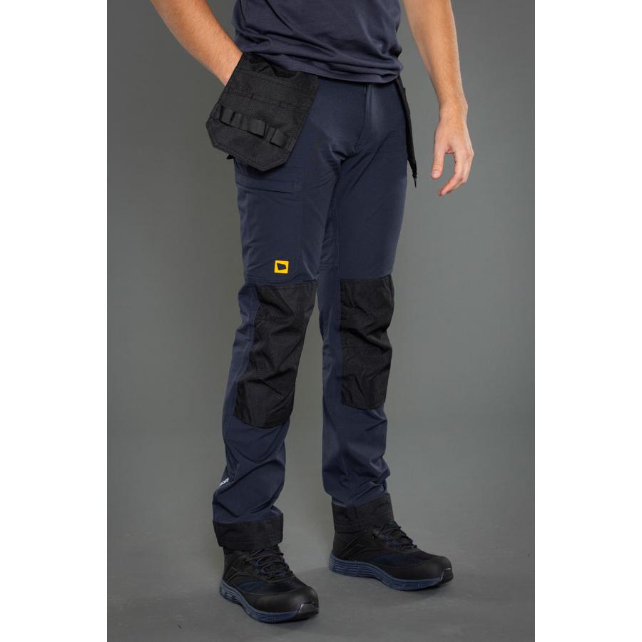 JCB Workwear Men's Stretch Holster Pocket Trousers Navy