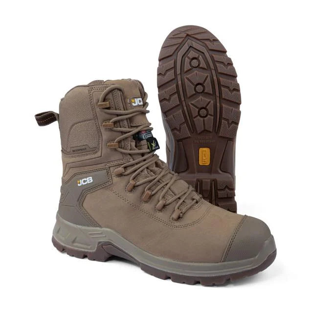 JCB Trencher High Safety Boot S7S Stone