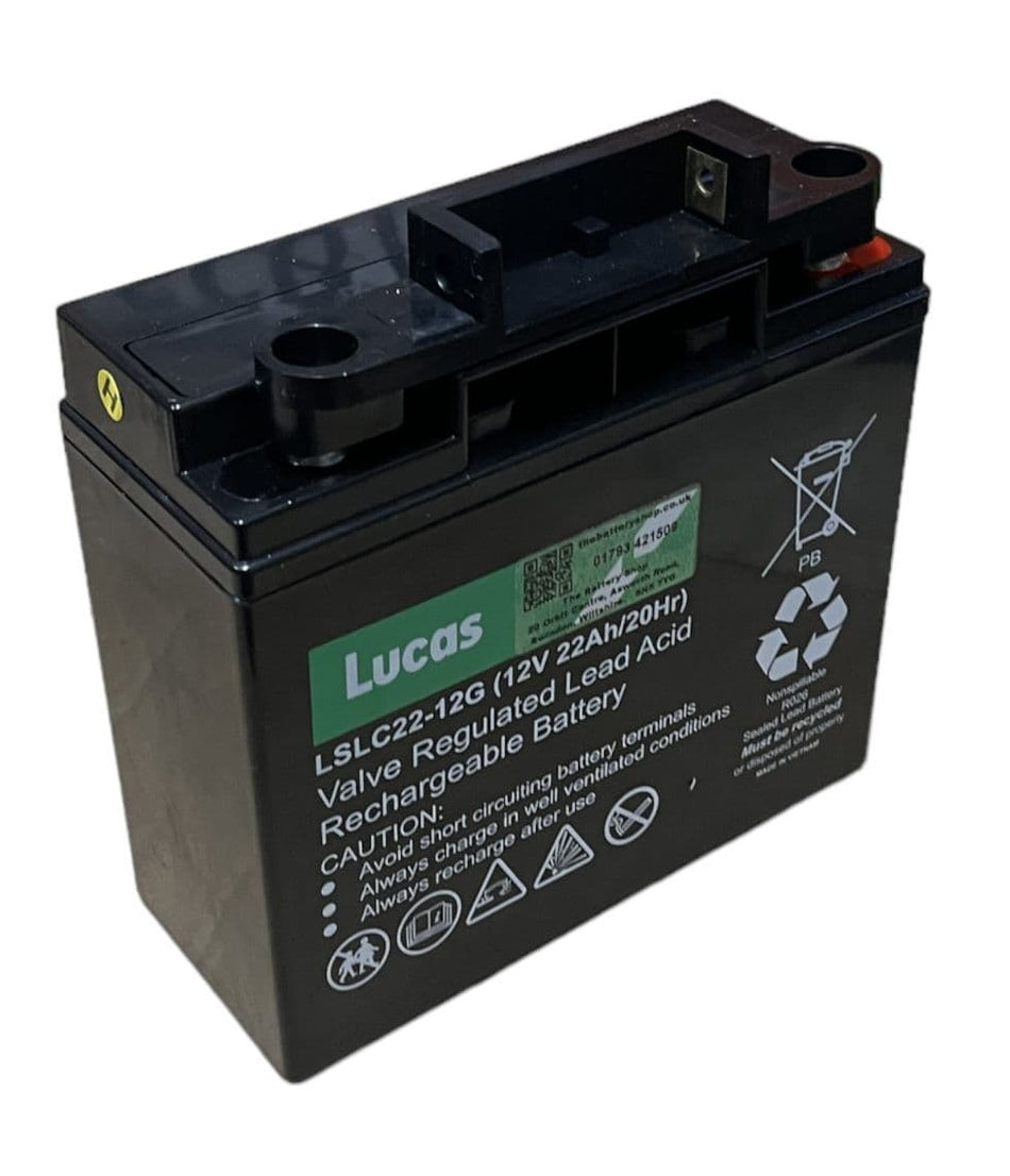 Lucas 12V 22Ah AGM Cyclic Golf Battery