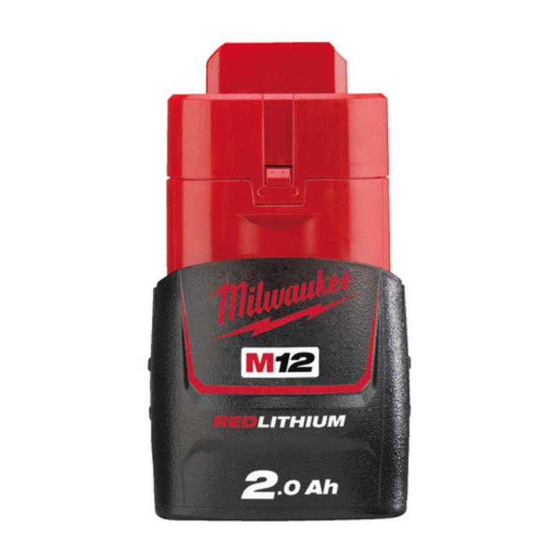 Milwaukee M12 12V 2.0Ah Red Lithium-Ion Battery M12B2