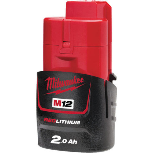 Milwaukee M12 12V 2.0Ah Red Lithium-Ion Battery M12B2