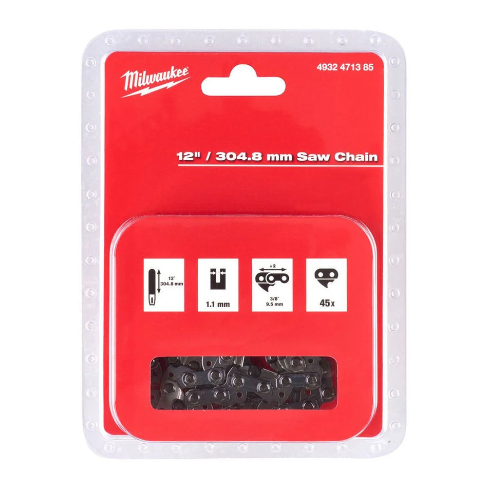 Milwaukee 12" / 304.8mm Chainsaw Chain 4932471385