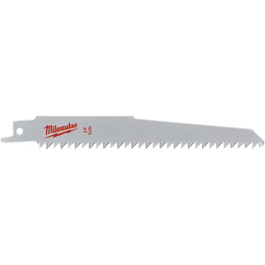 Milwaukee Wood & Plastics Sawzall Blades 150mm x 6tpi  - 3pc 48001075