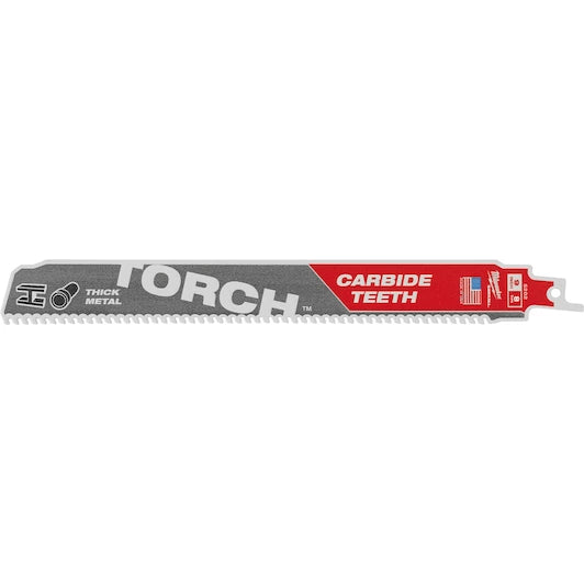 Milwaukee Sawzall Metal TCT TORCH Blade 230mm x 8 Tpi - 1 pc 48475202