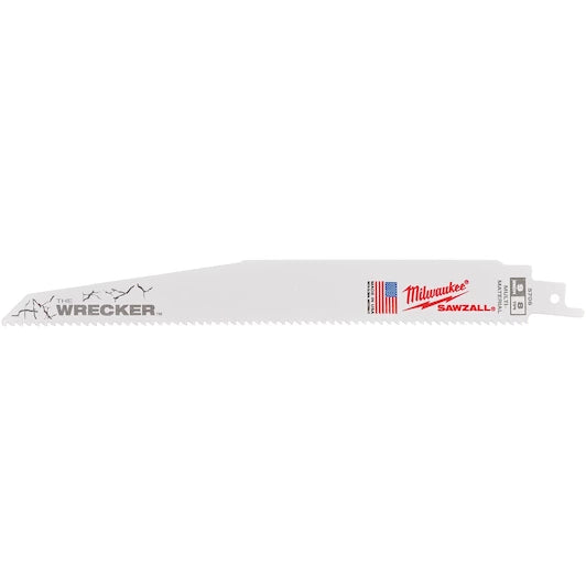 Milwaukee Heavy-Duty Sawzall B WRECKER Blades 230mm x 7/11 TPI (5 Pack) 48475706
