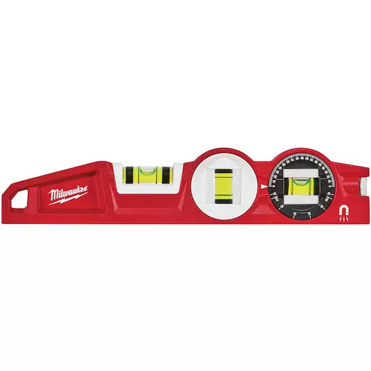 Milwaukee 10" Block Magnetic Torpedo Level 25cm 4932459096