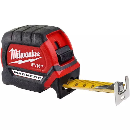 Milwaukee 5M/16ft Magnetic Tape Measure Metric & Imperial) 4932464602