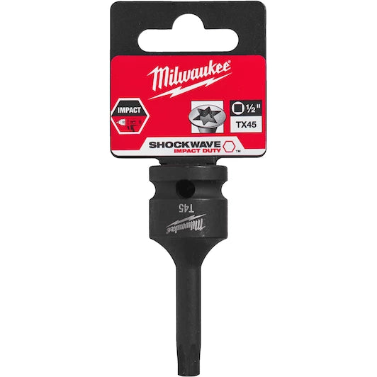 Milwaukee ShockWave Impact Duty Bit Cap 1/2" TX45 4932478061